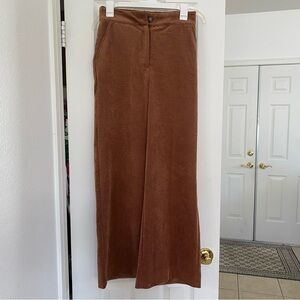 Tahari High Rise Tan Corduroy Pants